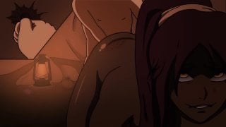 Yoruichi shihouin thicc; big ass; big butt; doggystyle; orgasm; creampie; 3d sex porno hentai; (by @truevovan) [bleach]