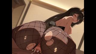 Rinhee | noir (goddess of victory nikke) [hentai animated]
