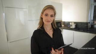 Slim blonde woman lifeselector on the top of your game ## pov blonde