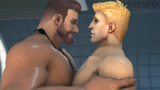 Reaper x soldier76 (gabriel x jack) overwatch sfm by aureesfm negibear
