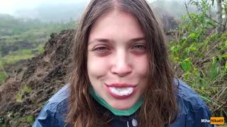 Mihanika69 (porn / i jerking off my guide in the mountains public pov pulsating cum mouth) [2020, russian, public, 1080p]