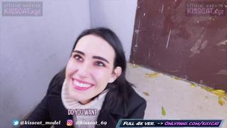 Risky anal sex with facial cum walk porn pickup russian student to street fuck kiss cat