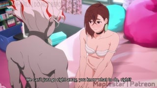 Dandadan animation by maplestar hentai хентай parody пародия аниме anime дандадан момо аясэ )