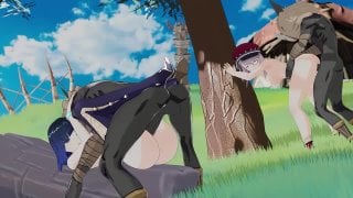 Yelan x charlotte x kafka • е лань x шарлотта x кафка •【genshin impact x honkai star rail】(assdepik)