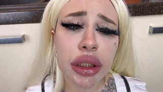 Ебля в рот и сперма на лице peachgardens hard pounding in mouth ended in facial cumshot русская russian deepthroat сосёт соска